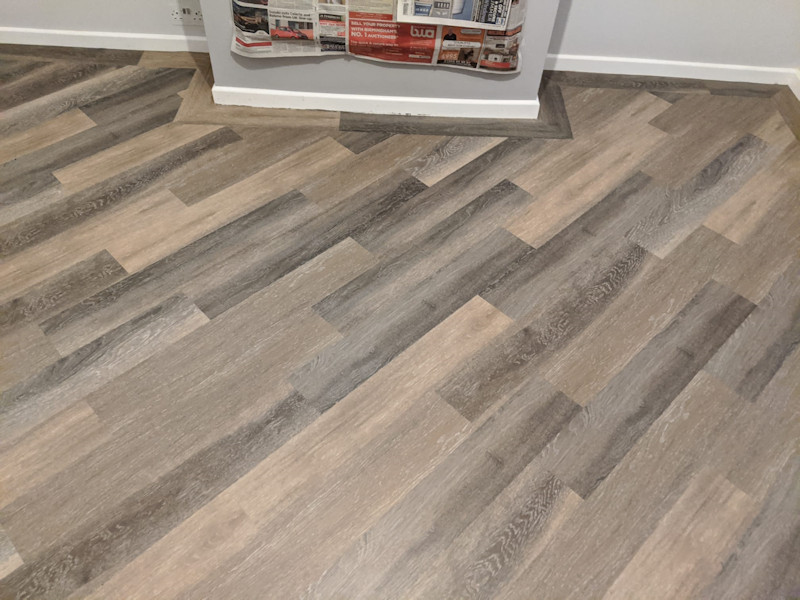 J2 Flooring RT08 Lime Washed Timber 6 Fitted in Aldrige, Walsall