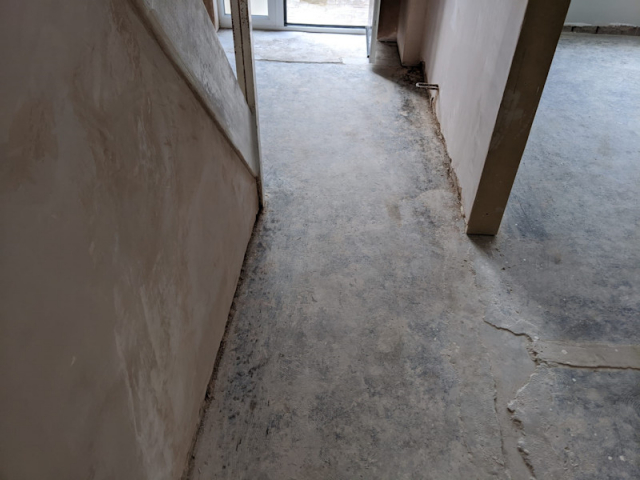 Old Damage Concrete Floor in Mickleover Derby