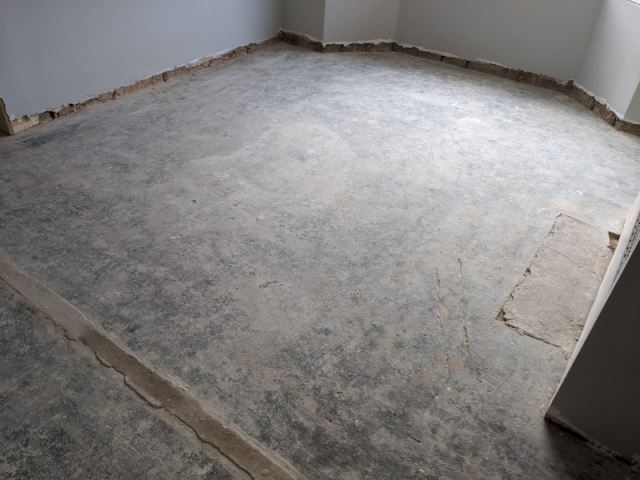 Old Damage Concrete Floor in Mickleover Derby