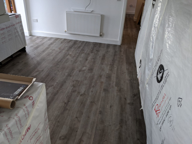 New Luxury Vinyl Flooring in Cannock Wood