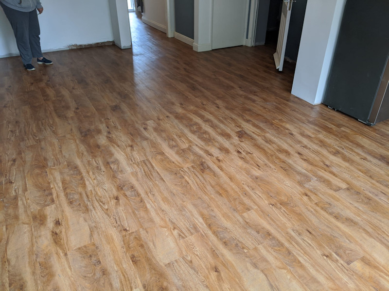 New Luxury Vinyl Flooring in Claregate